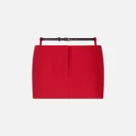 the attico vibrant red mini skirt - KITH-SHOP