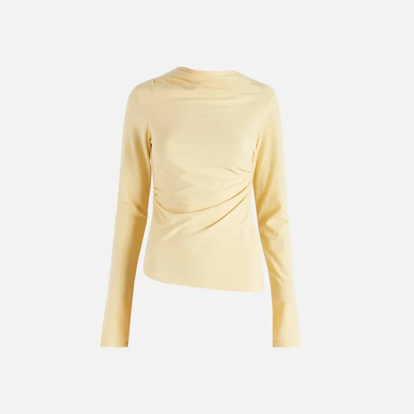 the line by k selma long sleeve top in buttercream - KITH-SHOP