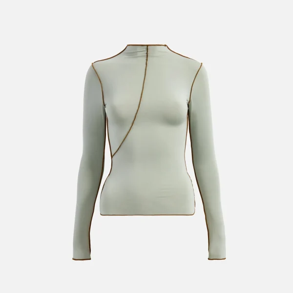 the line by k zane merrow sage colored top - KITH-SHOP