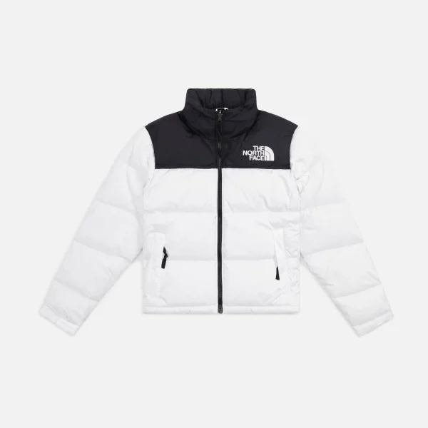 the north face women s 1996 retro nuptse jacket white - KITH-SHOP