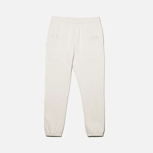 the north face x kaws moonlight ivory sweatpants - KITH-SHOP