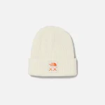 the north face x kaws project beanie in moonlight ivory - KITH-SHOP