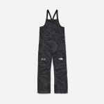 the north face x kaws project freeride bib black dragline snow pants - KITH-SHOP