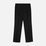 the row black wool pinstripe baird pants - KITH-SHOP