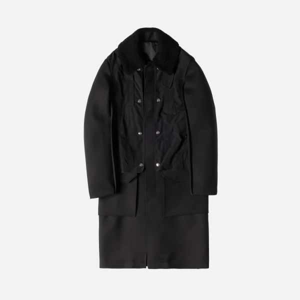 tim coppens layered black trench coat - KITH-SHOP