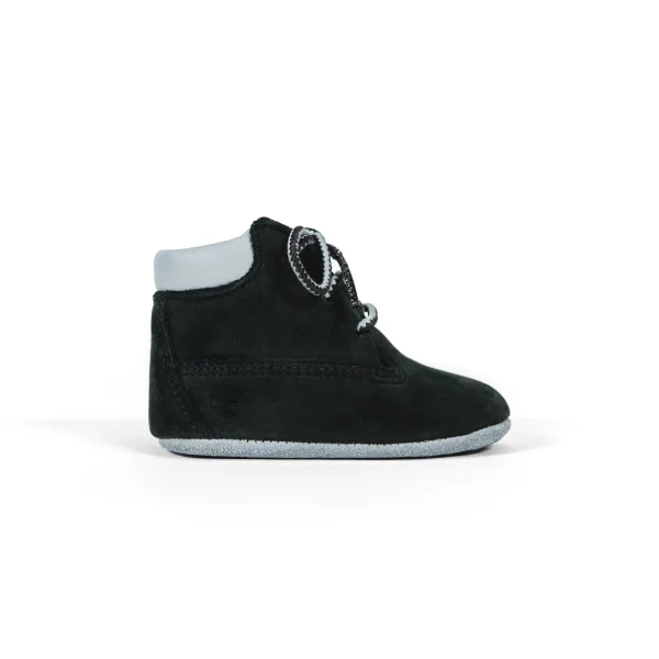 timberland baby crib bootie with matching hat black - KITH-SHOP