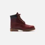 timberland heritage 6 inch construct boot in burgundy - KITH-SHOP