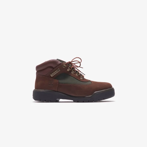 timberland men s field boots brown green - KITH-SHOP