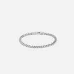 tom wood 8 3 inch silver curb bracelet l - KITH-SHOP