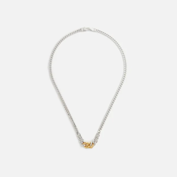 tom wood dean chain duo 18 in silver and gold - KITH-SHOP