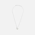 tom wood silver pebble pendant 22 5 inches - KITH-SHOP