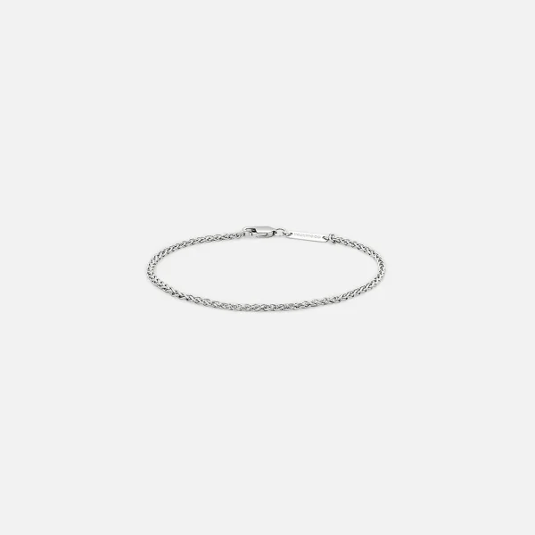 tom wood silver spike bracelet 8 3 inch - KITH-SHOP