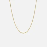 tom wood slim gold curb chain necklace 20 5 inch - KITH-SHOP