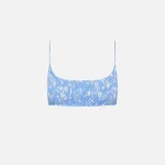 triangl inesa crop top in marina blue - KITH-SHOP