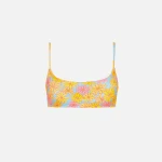 triangl mica sky floral velvet top - KITH-SHOP