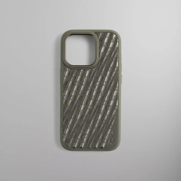 tumi x kith aluminum case for iphone 15 pro plaster edition - KITH-SHOP