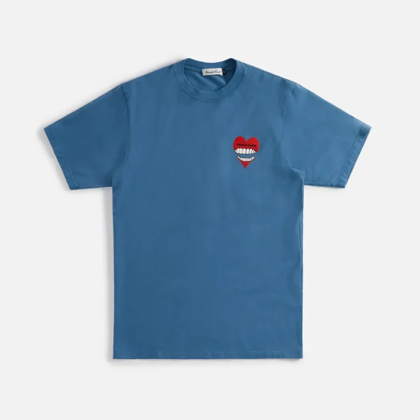 undercover people eater graphic tee blue grey - KITH-SHOP