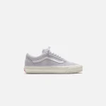 vans vault og old skool lx pig suede gray dawn sneakers - KITH-SHOP