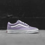 vans women s old skool sneakers sea fog true white - KITH-SHOP