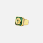 veert green malachite onyx signature ring - KITH-SHOP