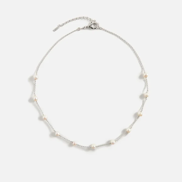 veert the classic pearl chain in white gold - KITH-SHOP