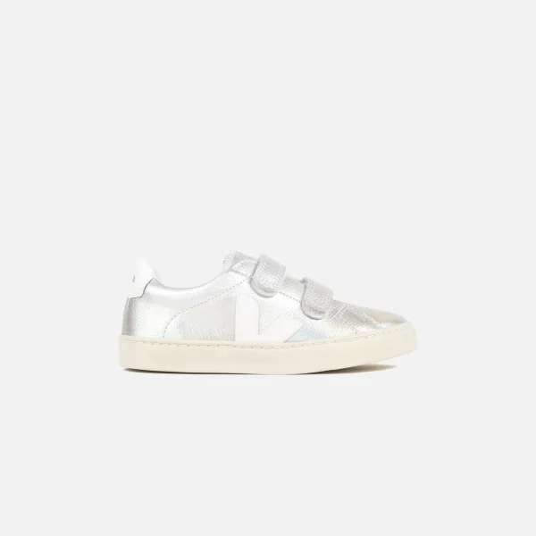 veja esplar small velcro toddler shoes unicorn white leather - KITH-SHOP