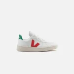 veja v10 extra white with pekin emeraude accents - KITH-SHOP