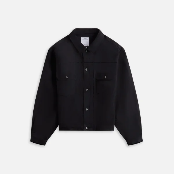 visvim 101xx black leather jacket - KITH-SHOP