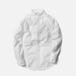 visvim albacore check giz ox button up shirt white - KITH-SHOP