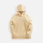 visvim amplus sb knit hoodie with pouch pocket ivory - KITH-SHOP