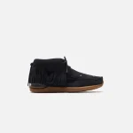 visvim fbt shaman folk black leather casual shoes - KITH-SHOP