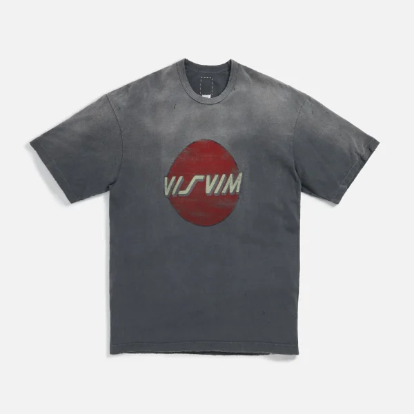 visvim jumbo crash graphic tee grey - KITH-SHOP