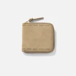 visvim khaki suede bi fold wallet - KITH-SHOP