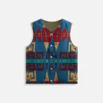 visvim kora down puffer vest blue - KITH-SHOP