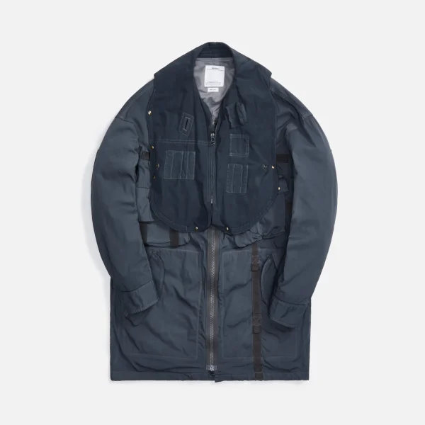 visvim paratrooper coat in grey - KITH-SHOP