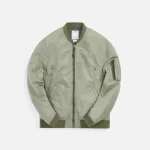 visvim thorson iii bomber jacket in light green - KITH-SHOP