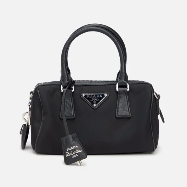 wgaca black prada nylon re edition bag - KITH-SHOP