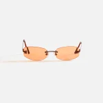 wgaca chanel 4002 oversized orange sunglasses - KITH-SHOP