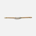 wgaca dior gold nameplate bracelet elegant gold design - KITH-SHOP