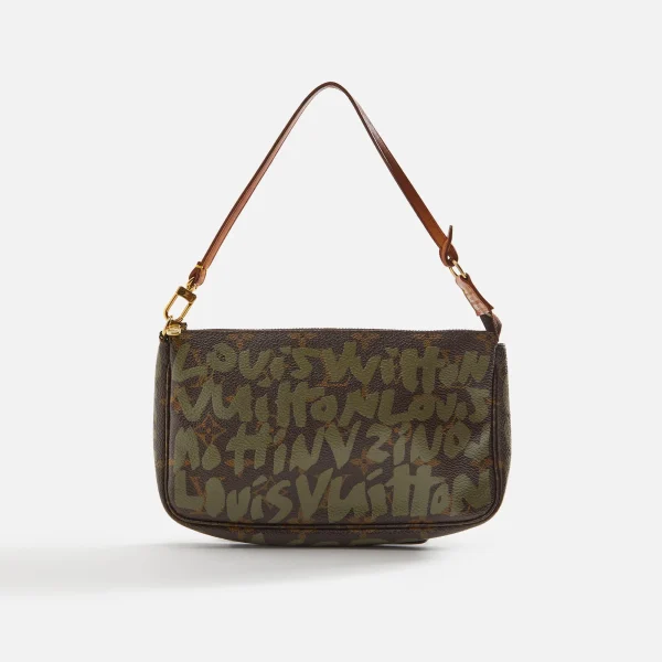 wgaca green louis vuitton sprouse pochette - KITH-SHOP