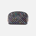 wgaca louis vuitton black multi pochette cometique - KITH-SHOP