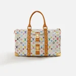 wgaca louis vuitton keepall 45 white multicolor - KITH-SHOP