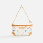 wgaca louis vuitton milla pochette in white multi color - KITH-SHOP