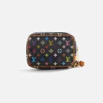 wgaca louis vuitton wapity case black multicolor - KITH-SHOP