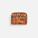 wgaca louis vuitton x stephen sprouse orange zippy coin purse - KITH-SHOP