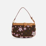 wgaca louis vuitton x takashi murakami brown blossom pochette - KITH-SHOP