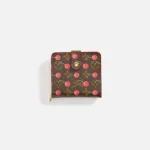 wgaca louis vuitton x takashi murakami brown cherry zippy compact wallet - KITH-SHOP