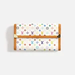 wgaca white multi louis vuitton international wallet - KITH-SHOP