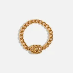 wgaca x chanel gold turnlock bracelet - KITH-SHOP