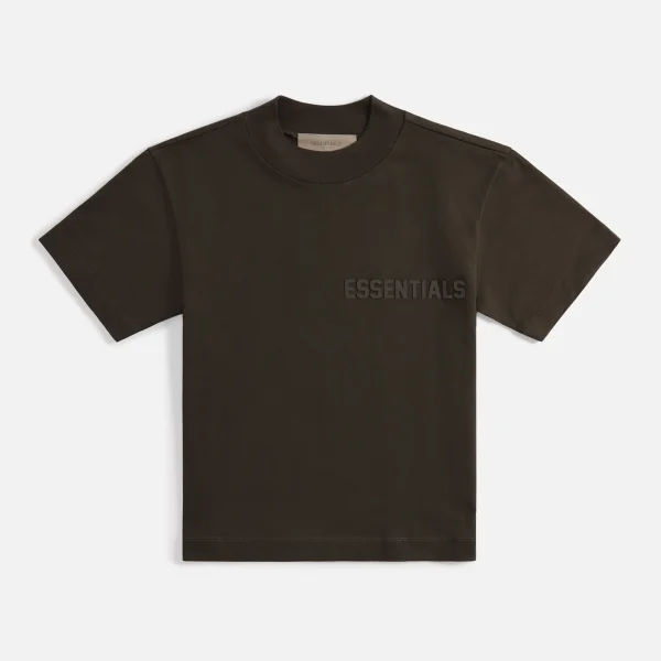 women s essentials off black t shirt - KITH-SHOP